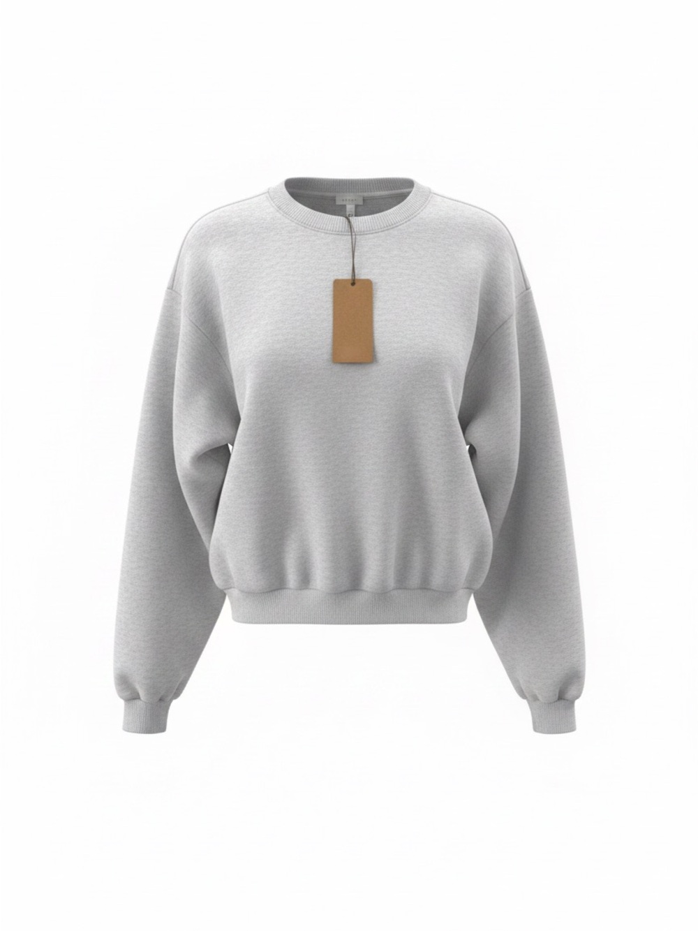 NWT SKIMS Light Gray Crewneck Sweatshirt XS